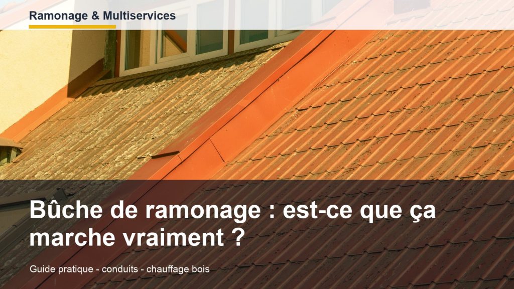 Bûche de ramonage : est-ce que ça marche vraiment ?