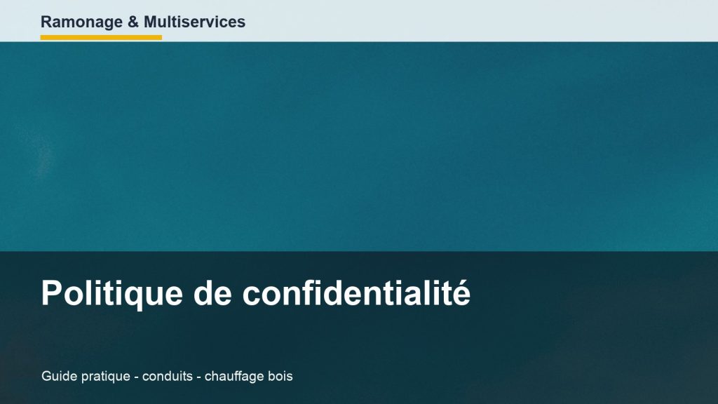 Politique de confidentialité