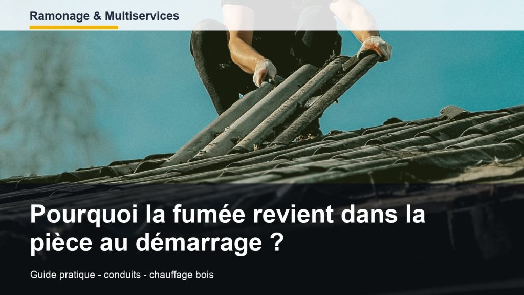Pourquoi la fumée revient dans la pièce au démarrage ?