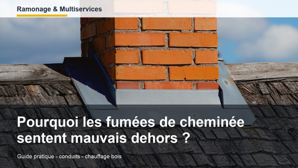 Pourquoi les fumées de cheminée sentent mauvais dehors ?