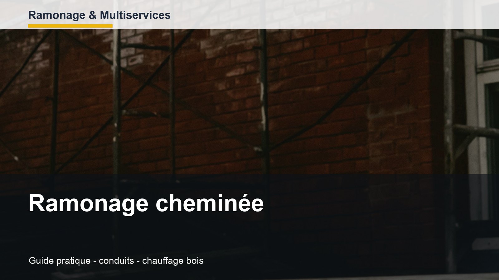 Ramonage cheminée