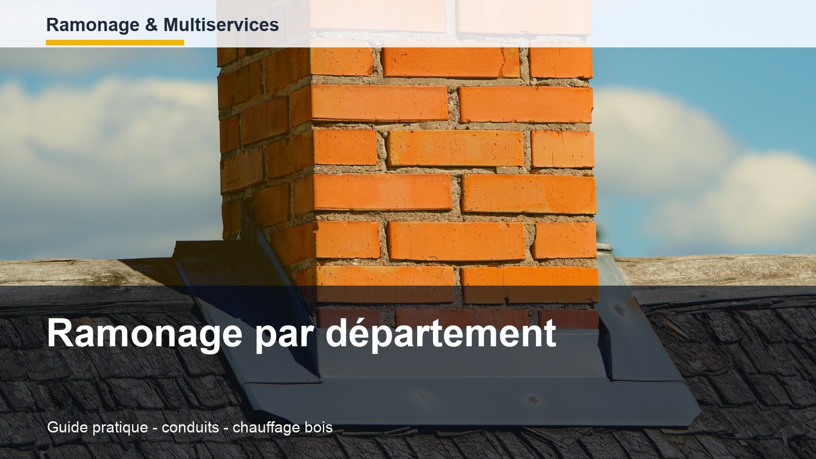 Toits et conduits de cheminée en zone urbaine