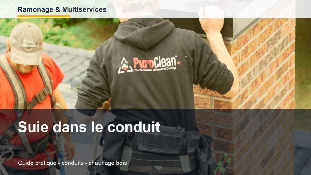 Suie dans le conduit