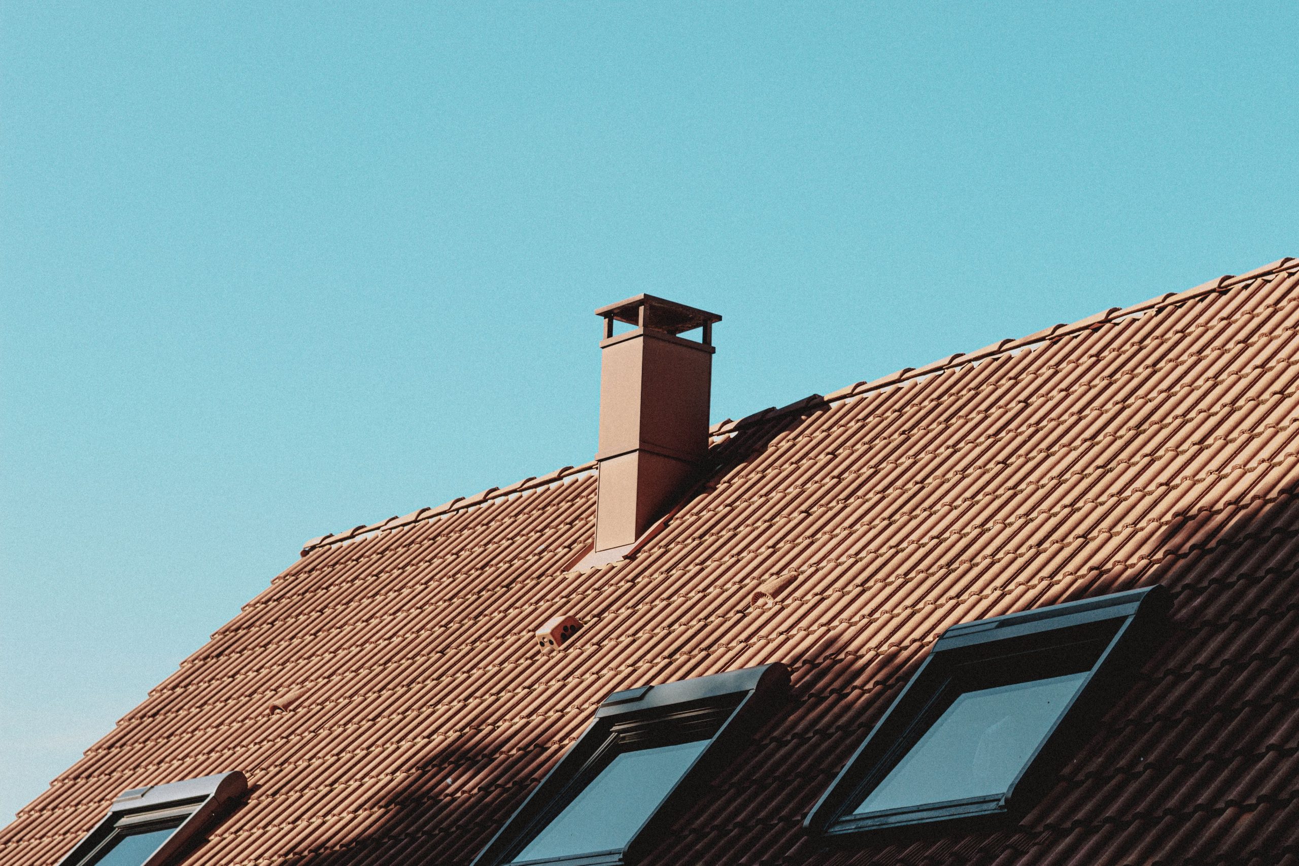 Conduit de cheminée en toiture